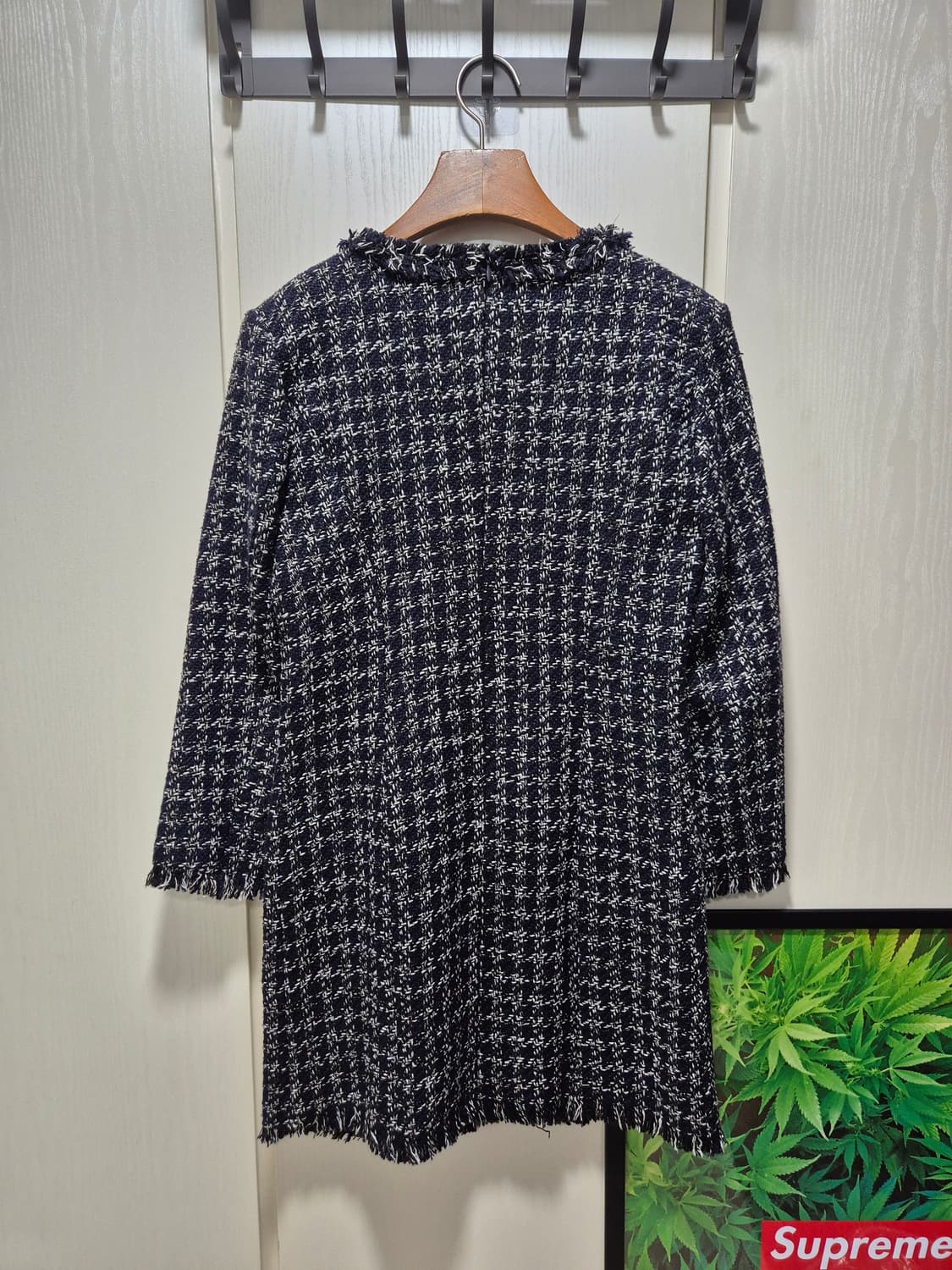 (세일)(새상품)NAIN 네이비 트위드 원피스 상품이미지10