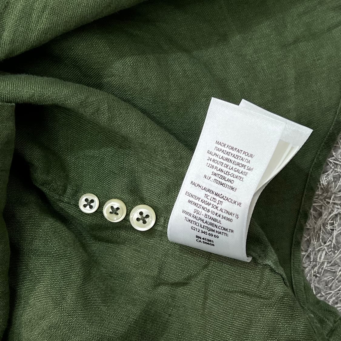 [95-100] 폴로 랄프로렌 린넨셔츠 상품이미지5