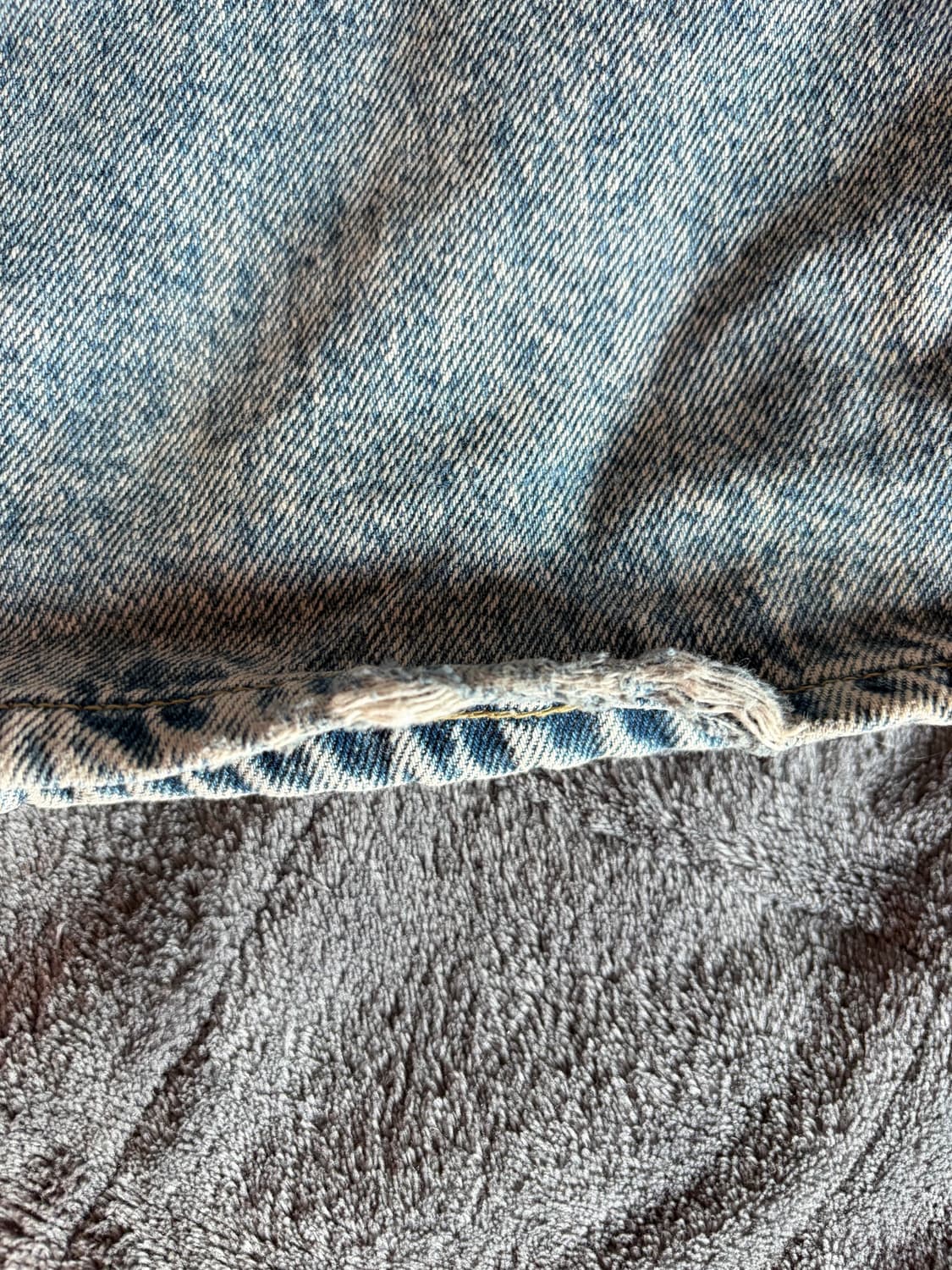 브랜디드 사하라 데님 와이드스트레이트 핏 상품이미지7