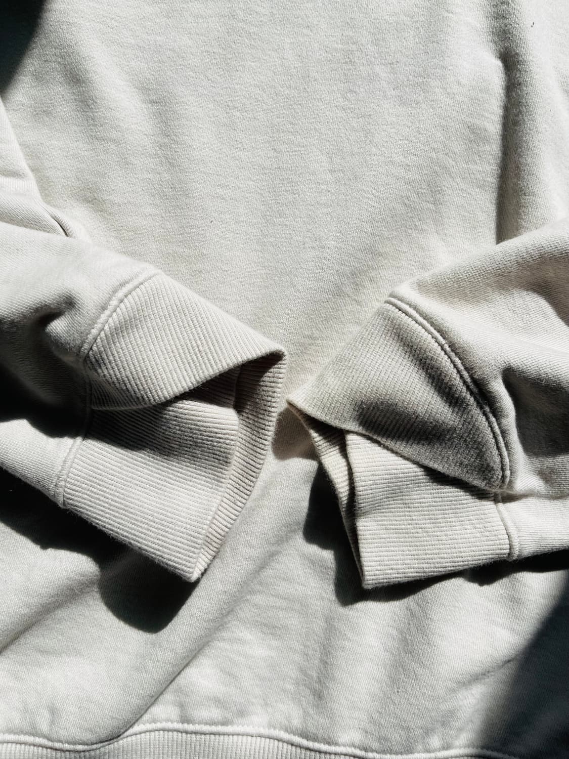 iise 아이보리 반집업, 반바지 셋업 L 상품이미지4