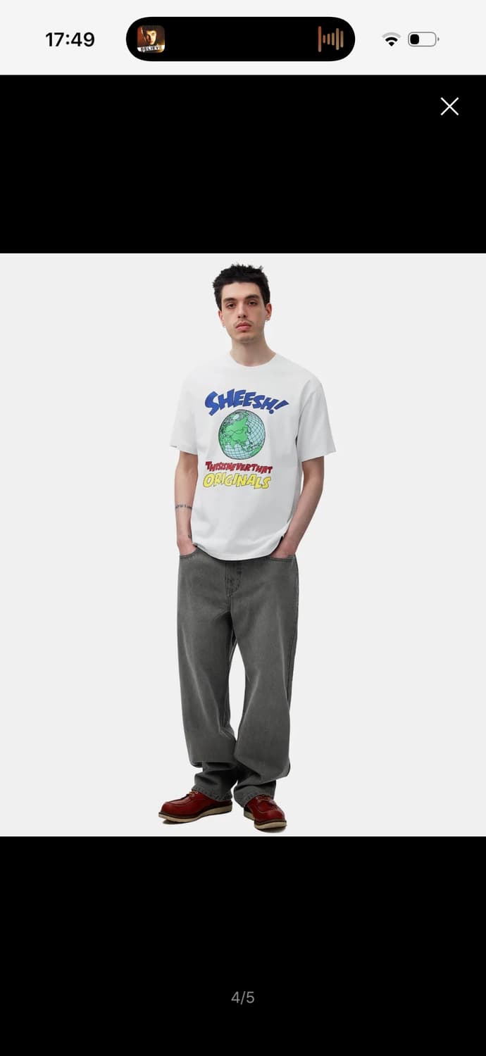 디스이즈네버댓 Sheesh! Tee White 반팔 L 상품이미지1