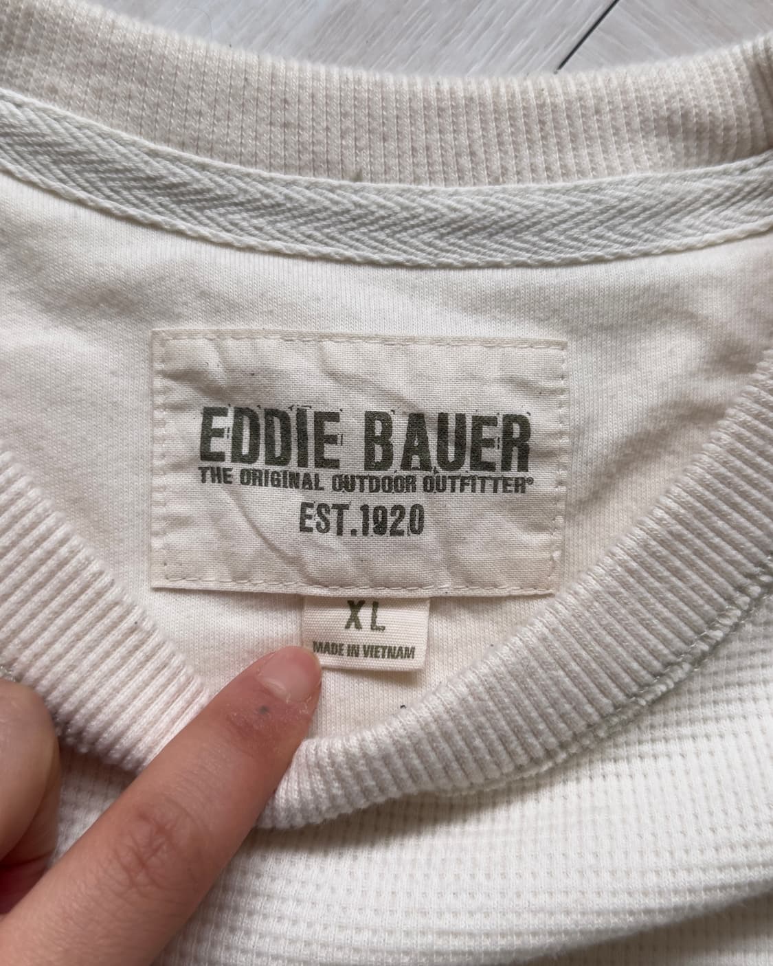 [EDDIE BAUER] waffle graphic long sleeve 상품이미지5