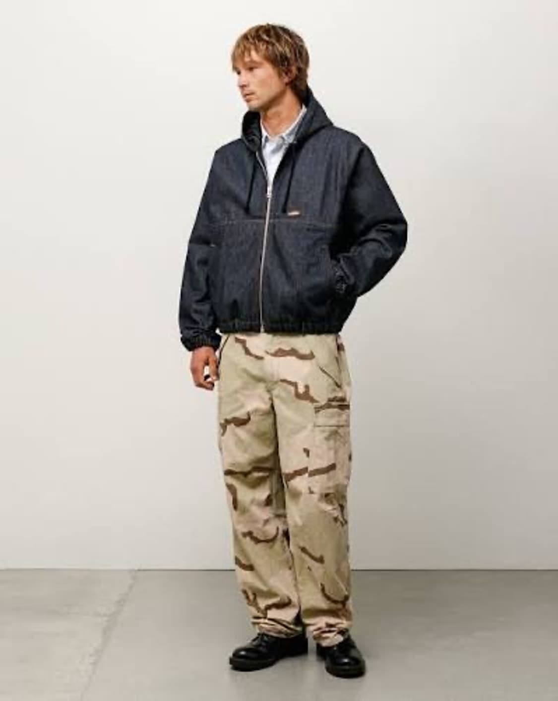 Stussy work jacket denim raw indigo 상품이미지1