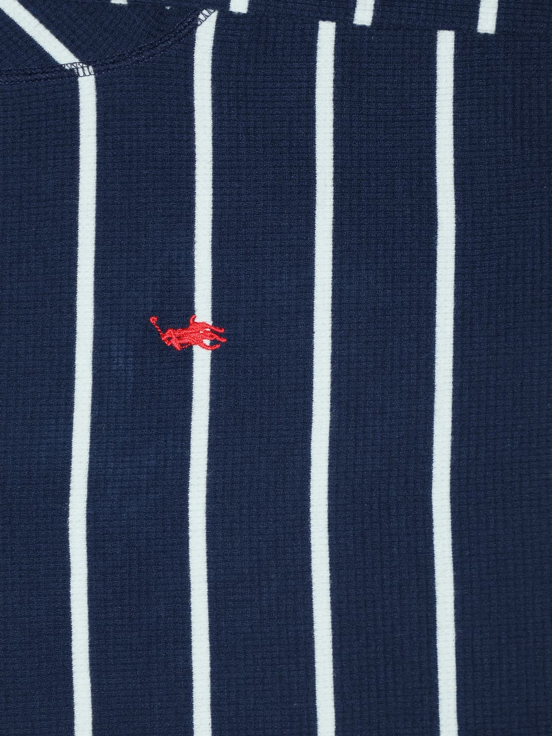 [정품]폴로 랄프 로렌 남성 와플 스트라이프 롱슬리브 네이비 상품이미지3