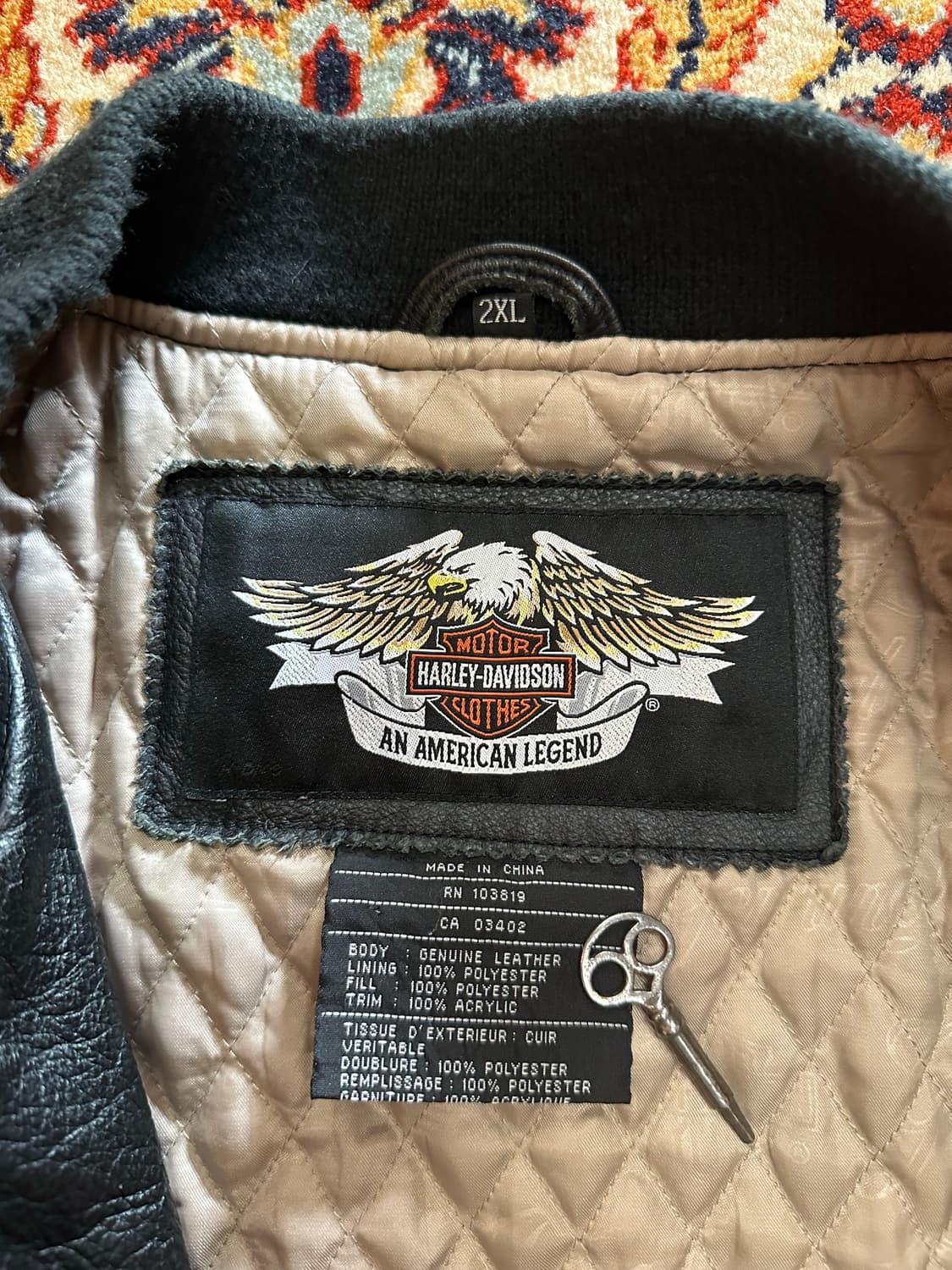 90s Harley-Davidson Leather jacket - XXL 상품이미지4