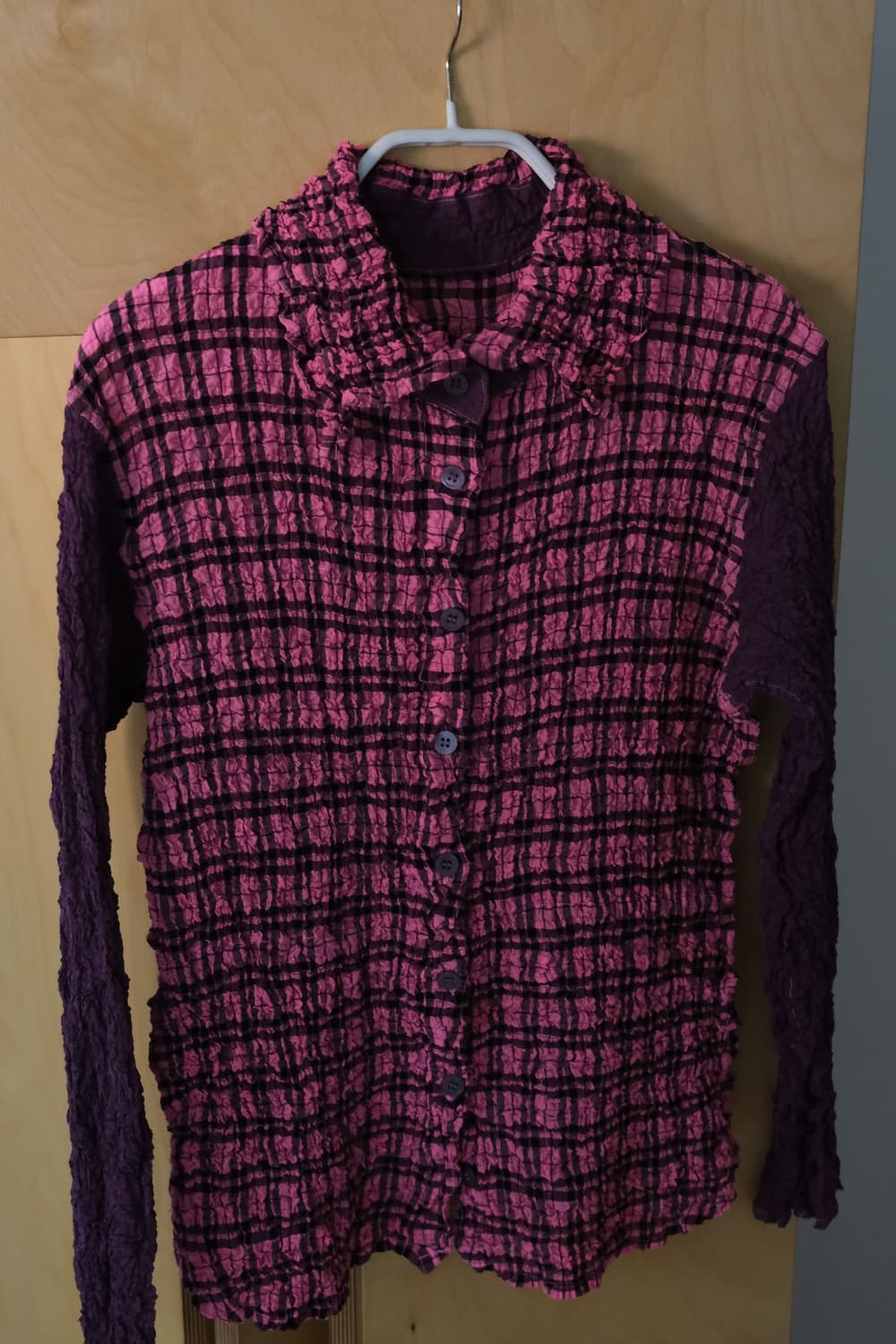 me ISSEY MIYAKE Check Pleats Top 상품이미지4