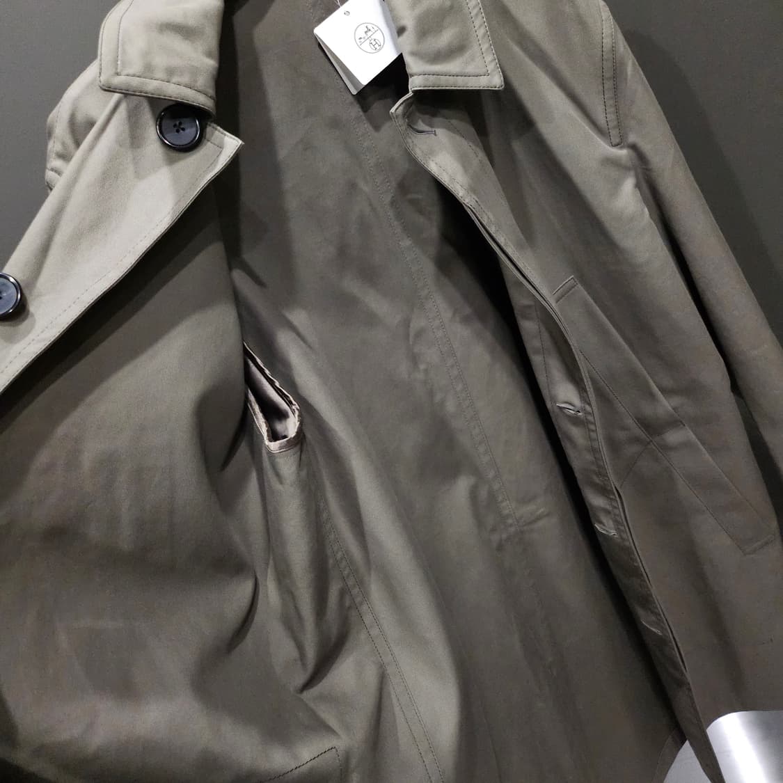 에르메스 헤비 트윌 컬렉션 트렌치 코트 상품이미지5
