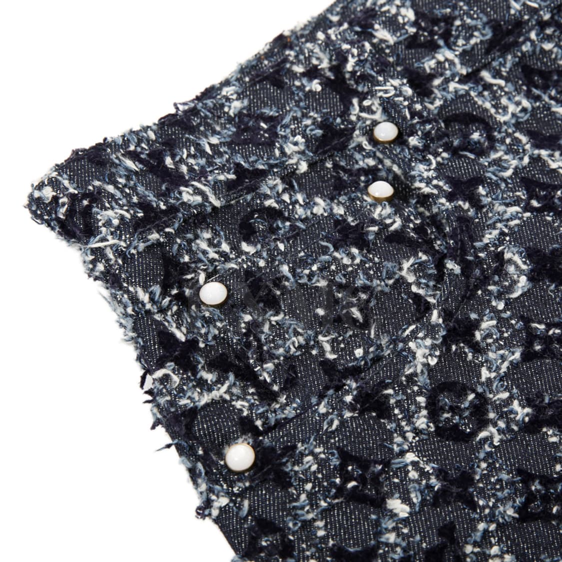 루이비통 플록드 모노그램 데님 바지 스케이트 팬츠 1AHVD6 상품이미지8