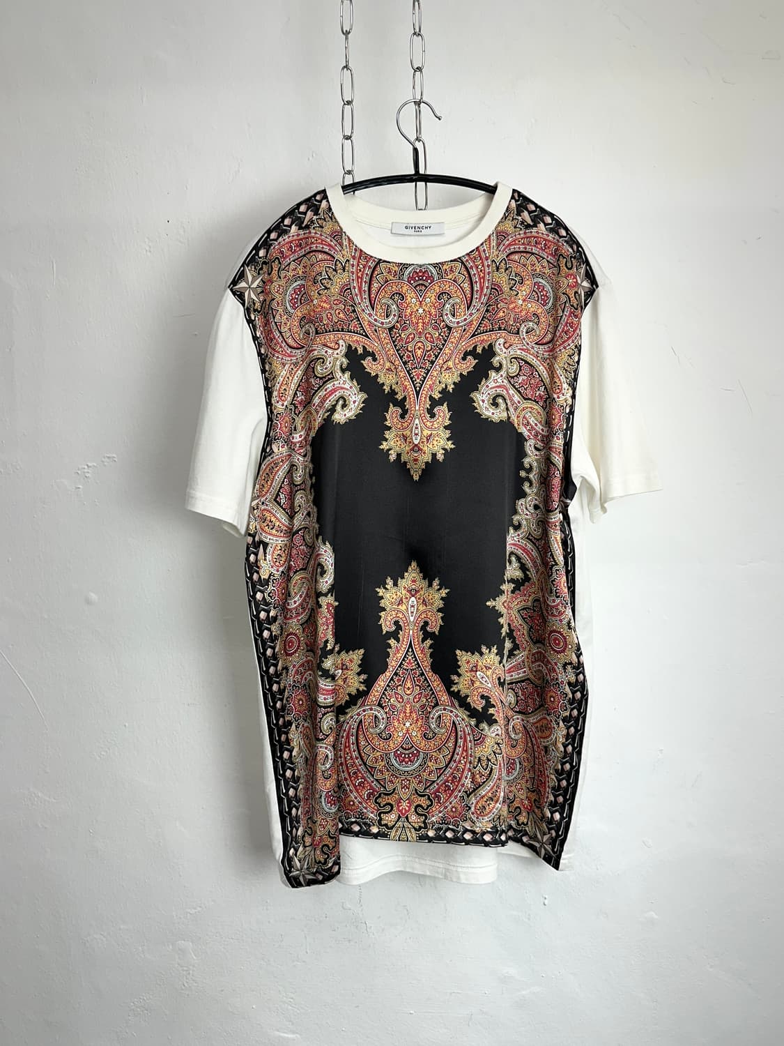 Givenchy Paisley Print Panel T-Shirt 상품이미지1