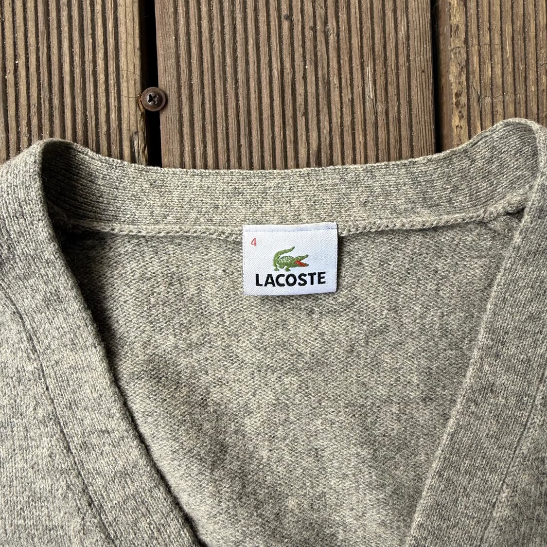 라코스테 가디건 그레이 상품이미지3