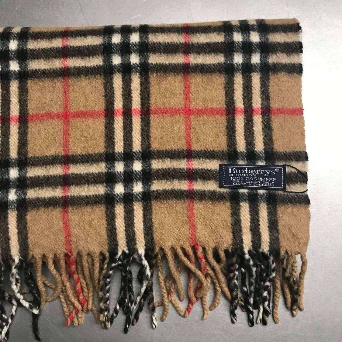 버버리 정품 캐시미어 머플러 베이지 상품이미지3