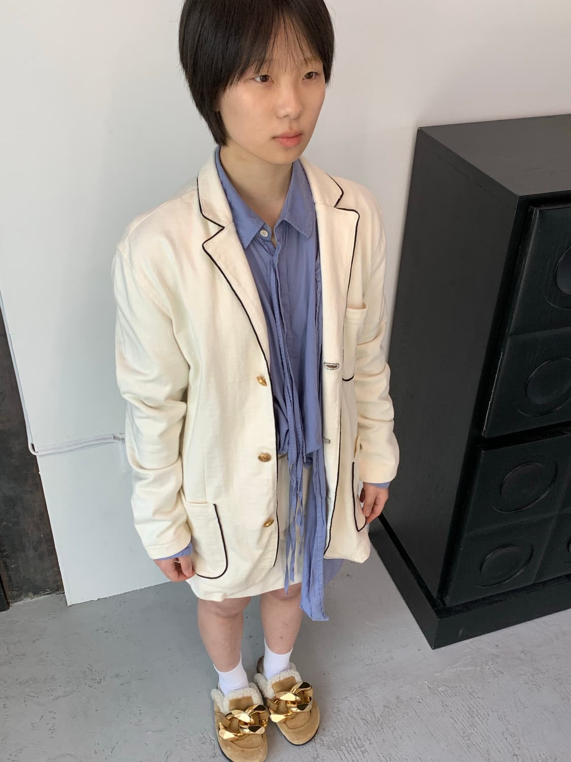Gap 테이핑 스웻 블레이저 상품이미지4