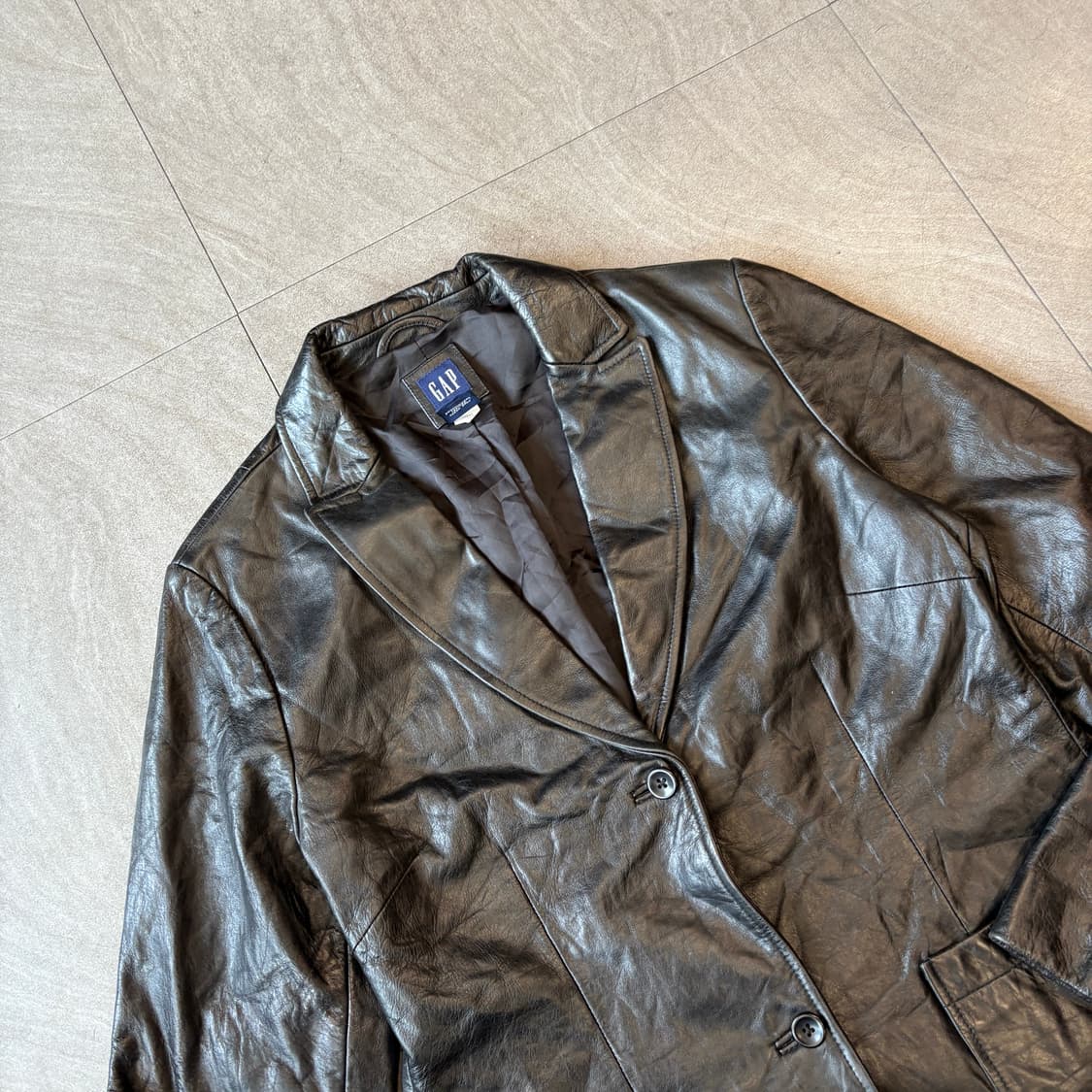 올드 갭 레더 저켓  상품이미지2