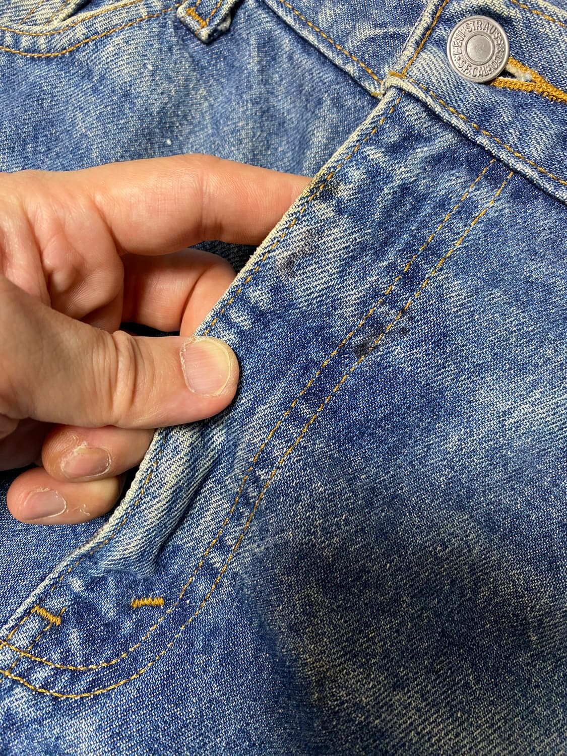 90s 리바이스 505 레귤러핏  W33 L31 상품이미지6