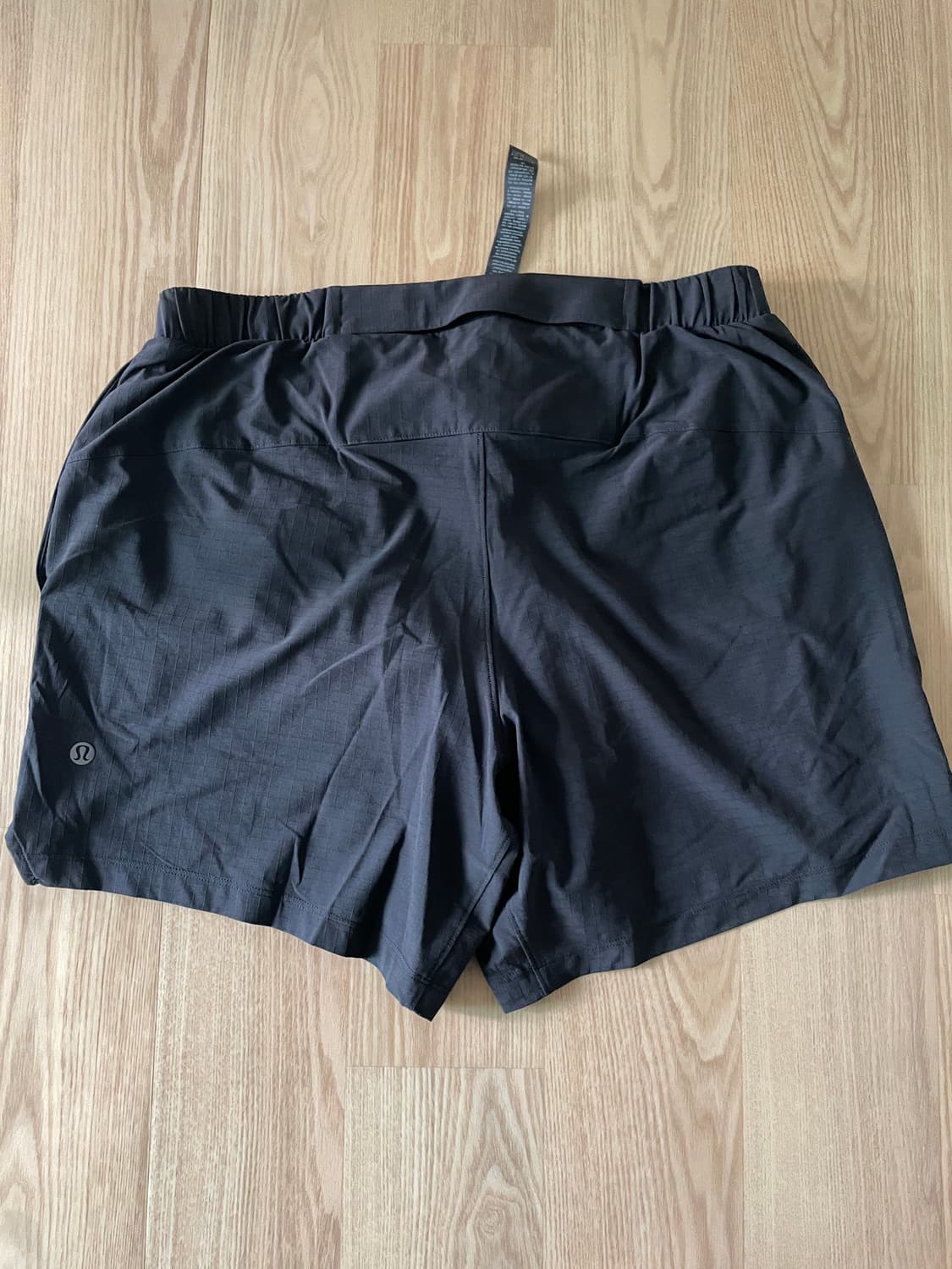 [M] 룰루레몬 런 크루 립스탑 쇼츠 6인치 라인드 블랙 상품이미지3