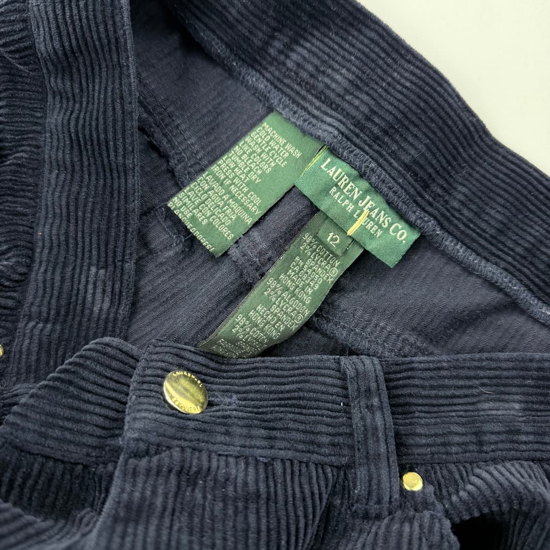 폴로진스 네이비 코듀로이 팬츠 상품이미지4