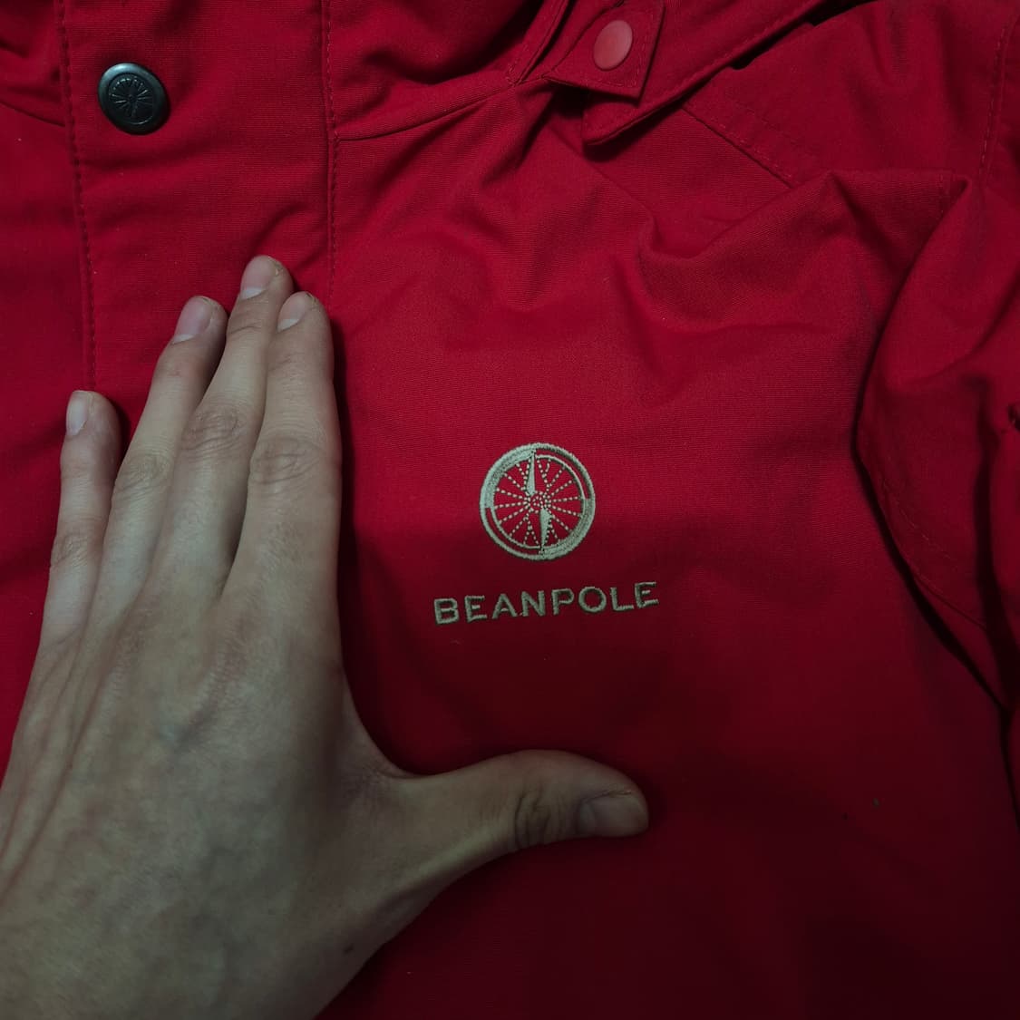 빈폴 아웃도어 사이드포켓 덕다운 퍼후드 패딩 점퍼 S(90) 상품이미지5