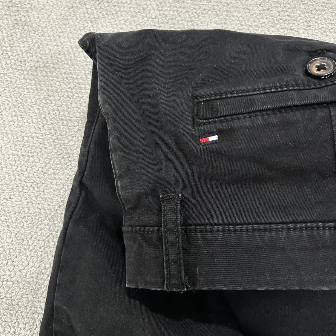 타미힐피거 블랙 면바지 34 상품이미지3