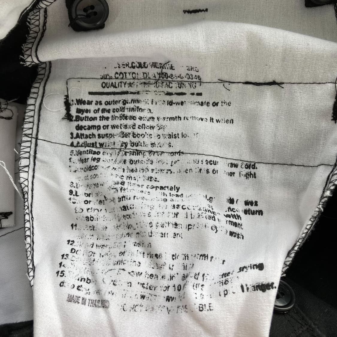 M-65 블랙 필드 팬츠 상품이미지10