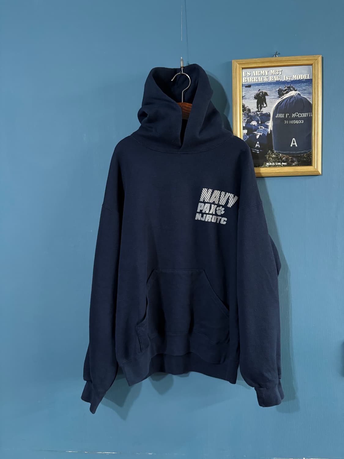 90‘s Soffe US Navy Sweat Hooded 상품이미지1