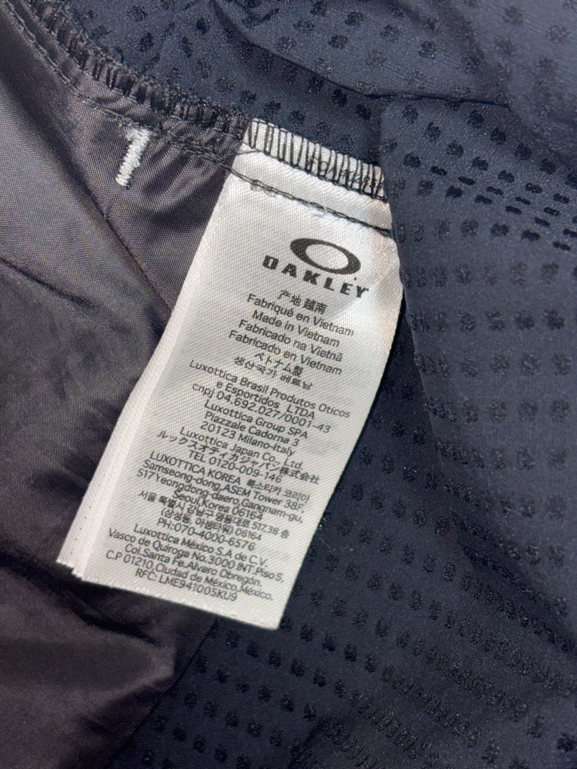 오클리 SKULL 2WAY 윈드브레이커 풀오버 블랙 자켓 상품이미지4