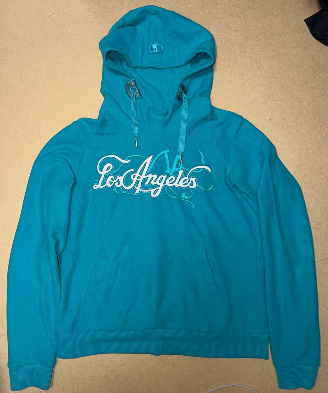 MLB Los Angeles 로스앤젤레스 민트 후드티 빈티지 상품이미지1