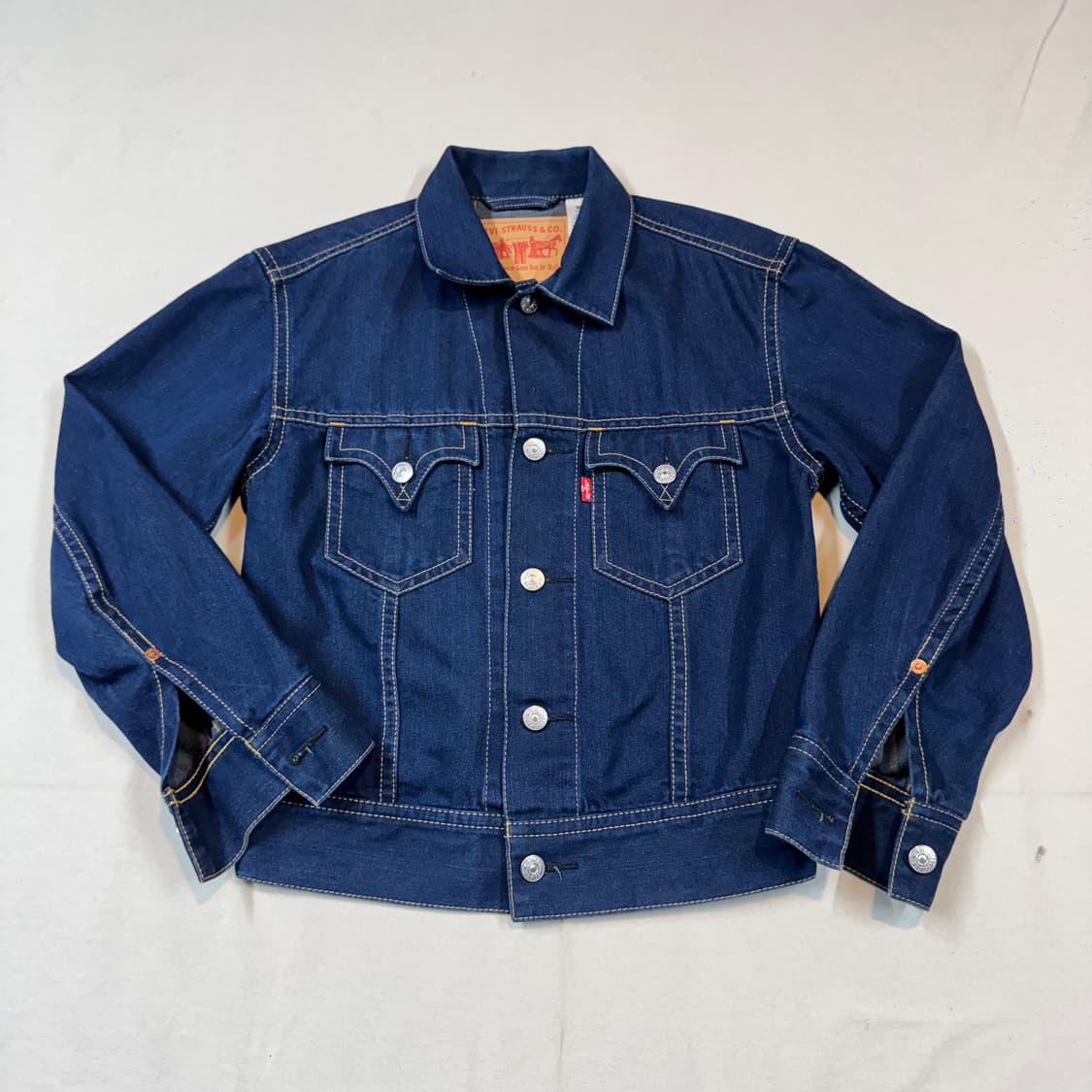 M) 리바이스 아이코닉 데님자켓 TYPE 1 진청 데님 청자켓 L60 상품이미지1