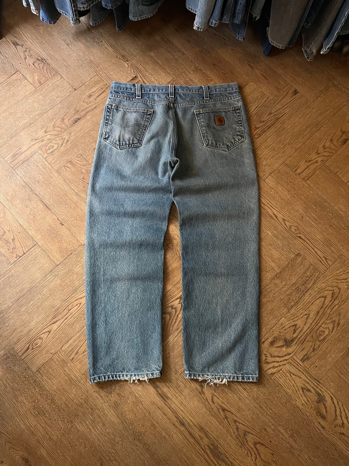 [38]칼하트 USA 빈티지 워싱 워크 데님 팬츠 상품이미지2