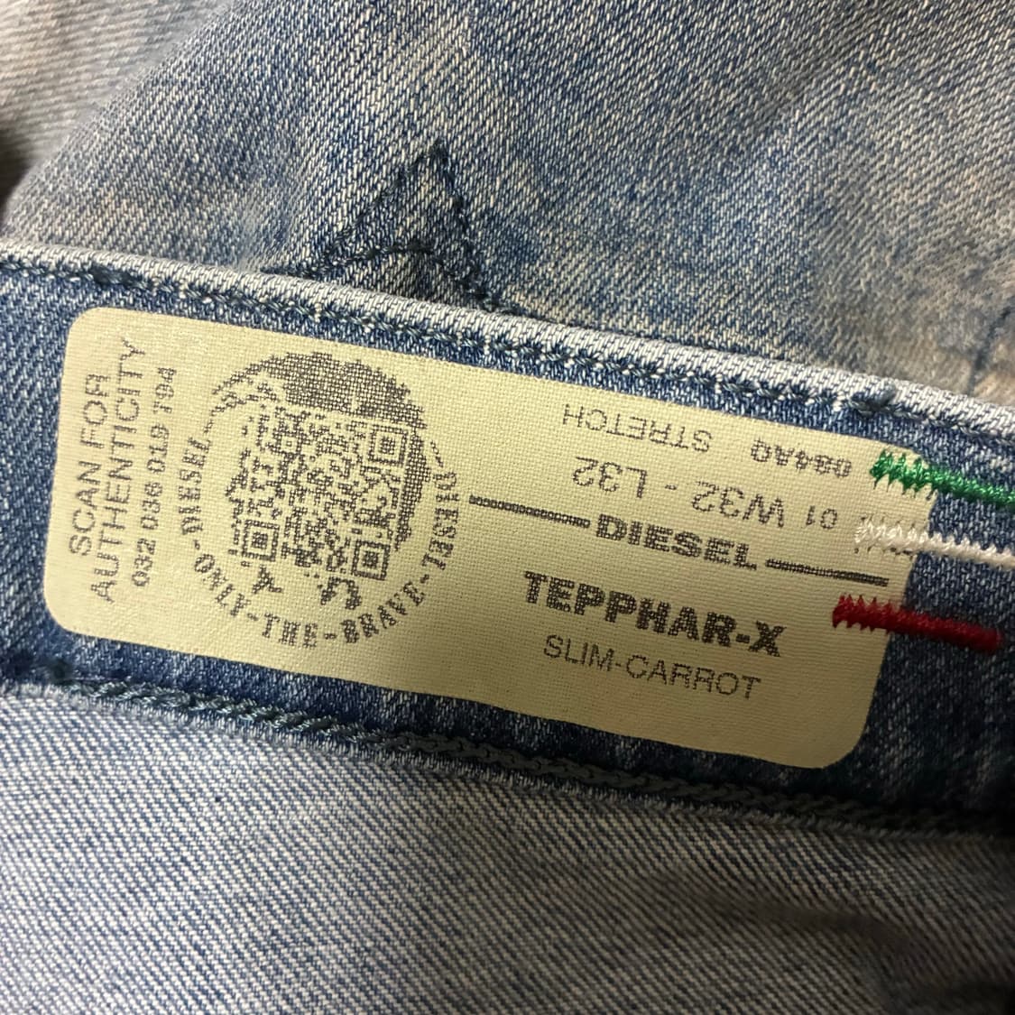 디젤 테파-X 더티워싱 슬림진 상품이미지7