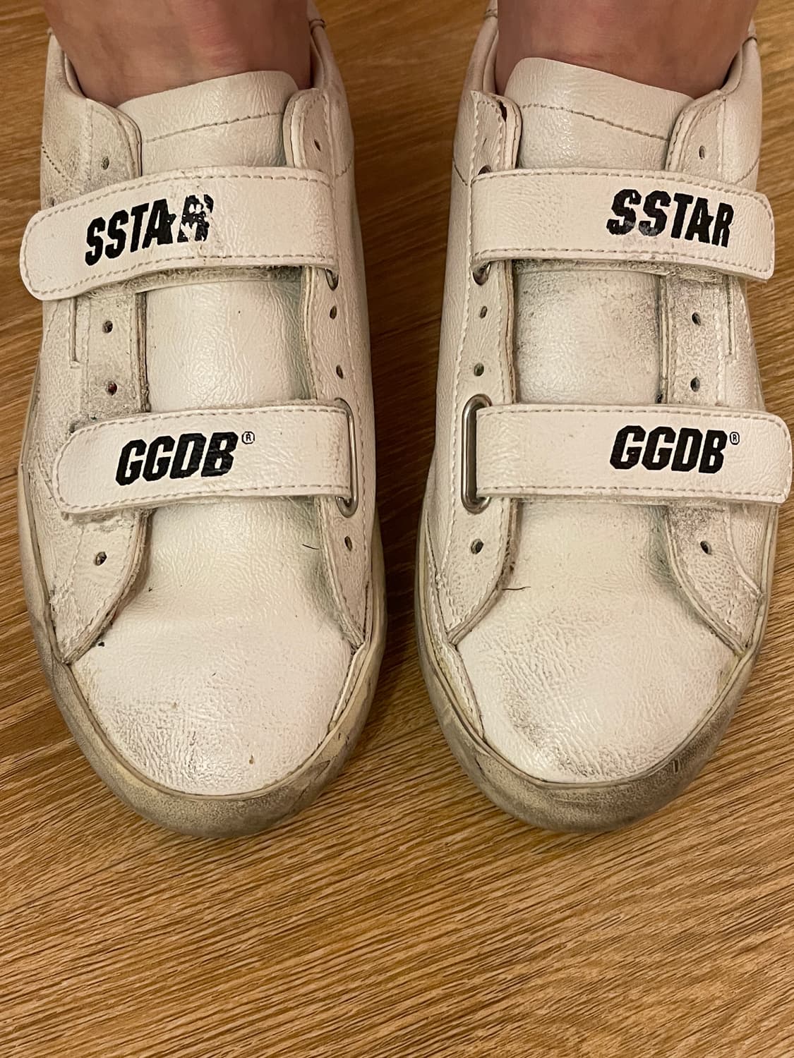 골든구스 올드스쿨에디션 벨크로 37(240) 사이즈 흰색 상품이미지7