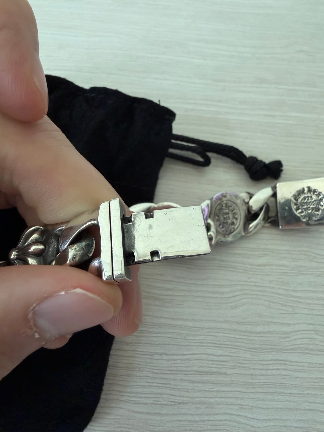 크롬하츠 ch 플러스 링크 팔찌 상품이미지7