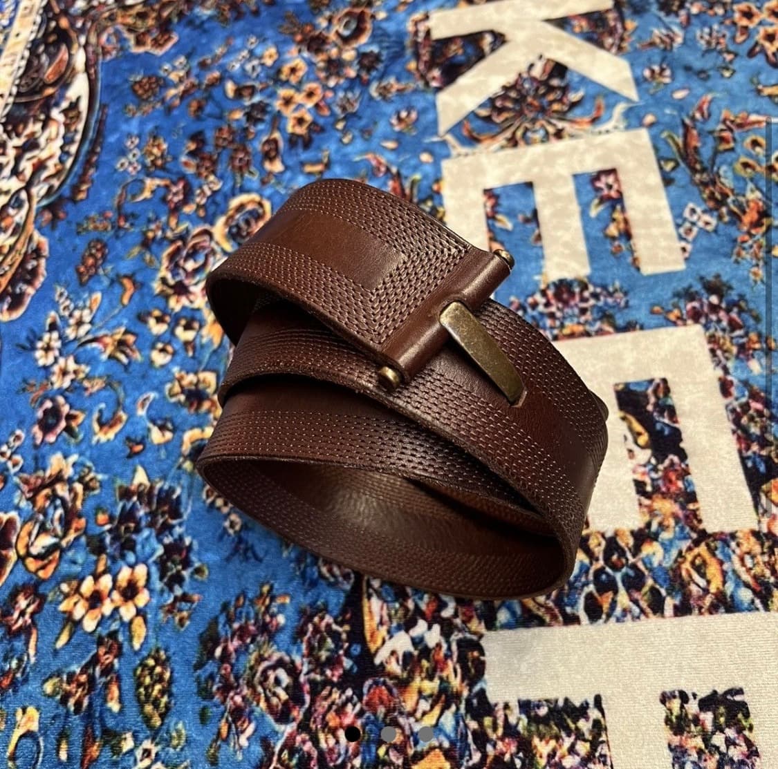 드리스반노튼 리얼레더 벨트 상품이미지1