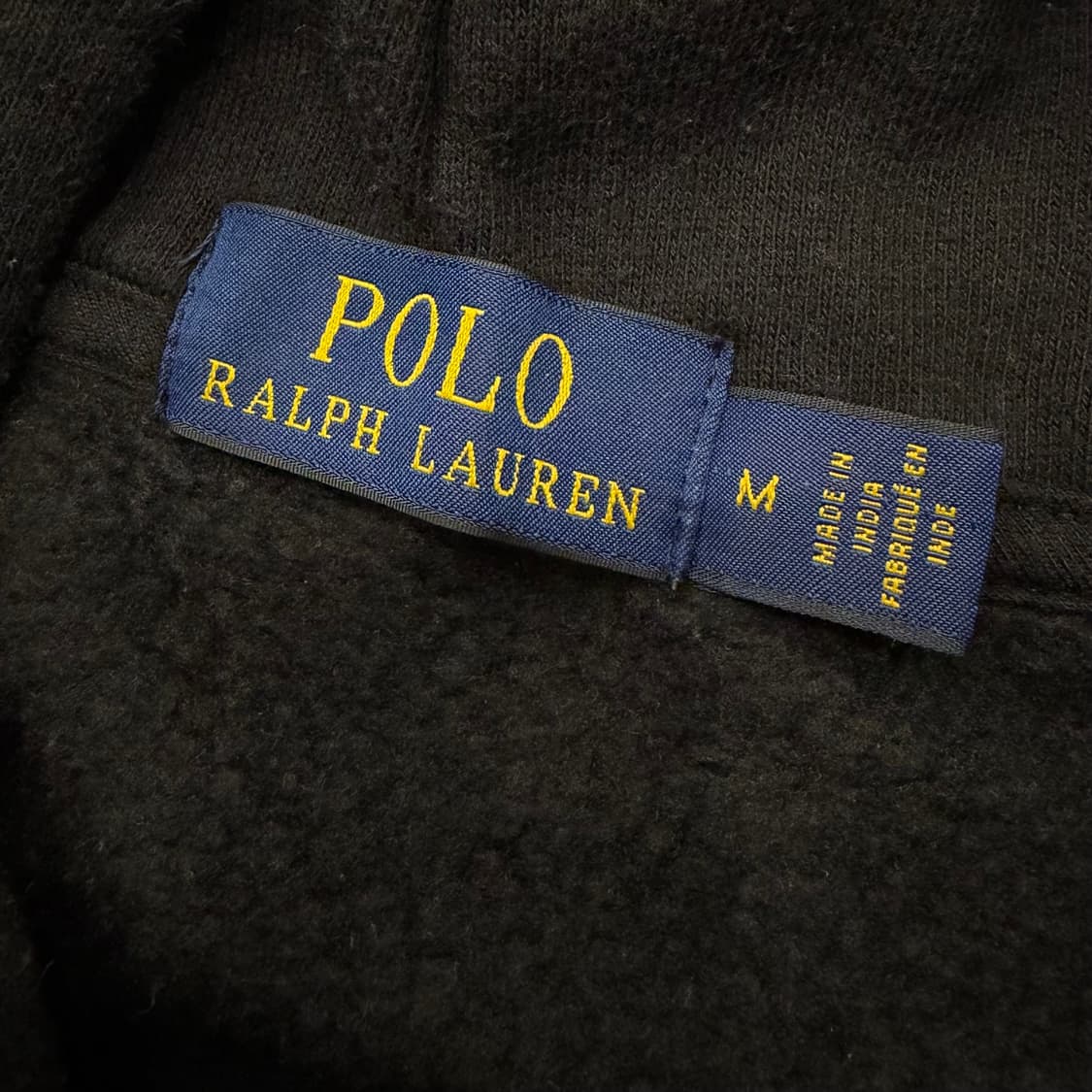 폴로 랄프로렌 포니 블랙 기모 후드티 상품이미지3