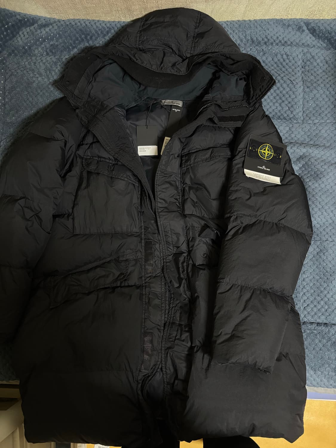 스톤아일랜드 크링클랩스 롱패딩 xl 상품이미지1