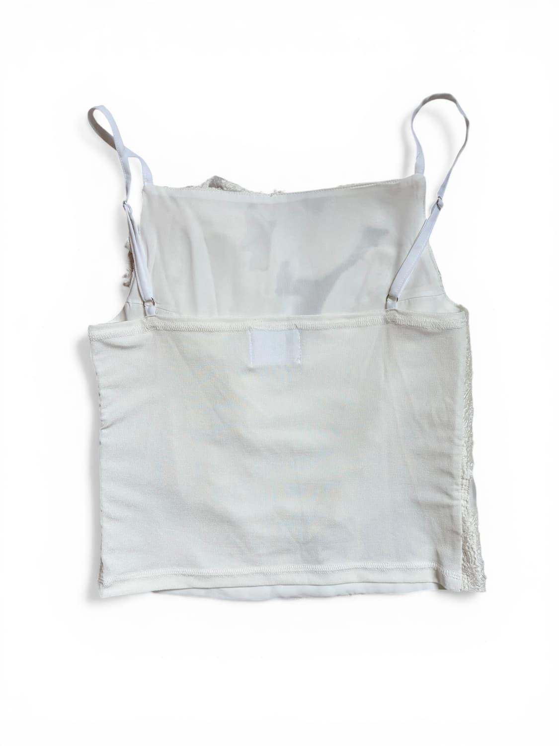 김미더영 코르사지 빈티지 자가드 베스트 탑 아이보리 상품이미지4