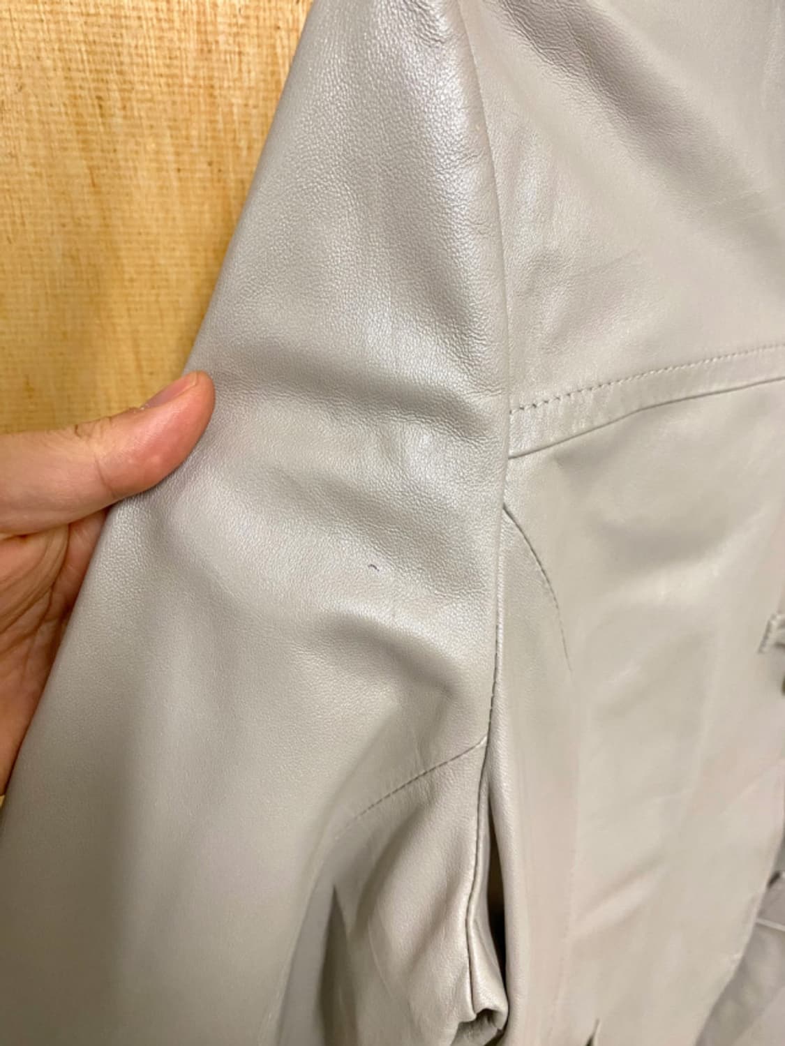 BALMAIN leather duffle coat 발망 레더 더플코트 상품이미지5