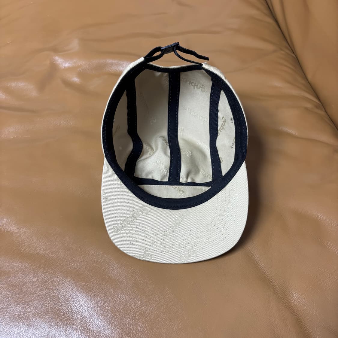Supreme 슈프림 캠프캡 모자 (Washed Tan Beige) 상품이미지6