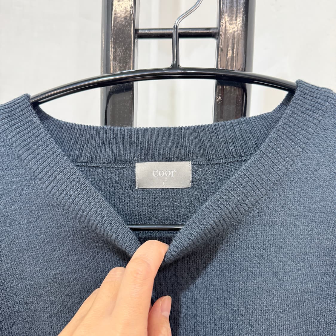 (L)쿠어 coor 캐시미어 울 블렌드 긴팔니트 4099 상품이미지2