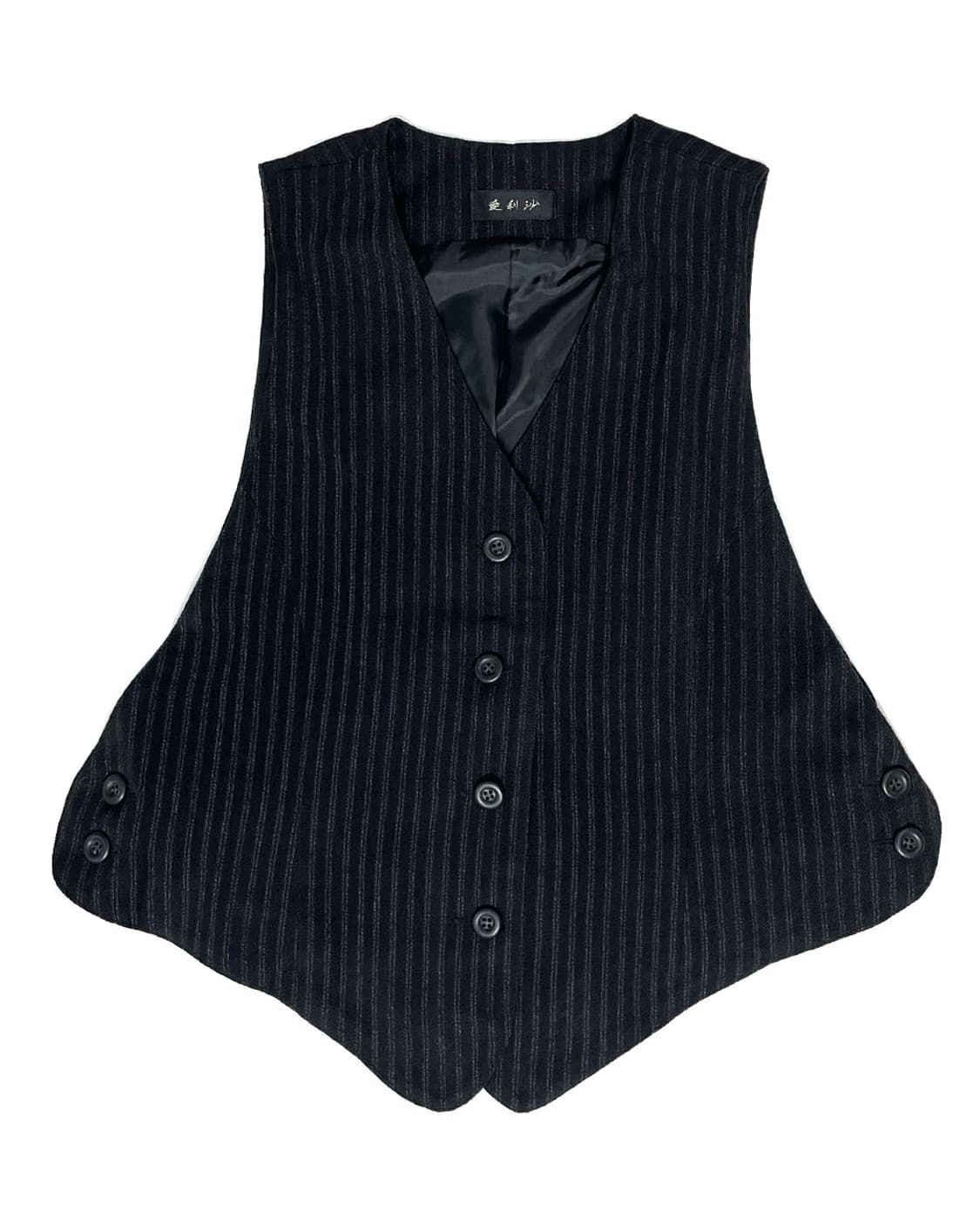 Vintage 스트라이프 베스트 상품이미지1