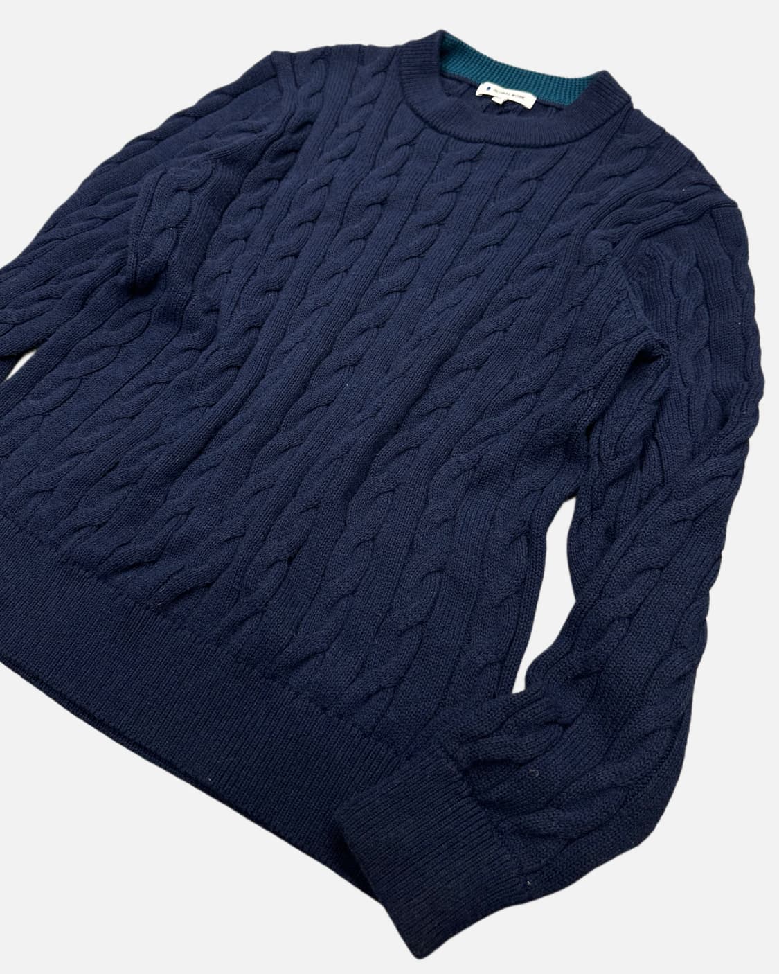 GLOBAL WORK navy cable knit 상품이미지2