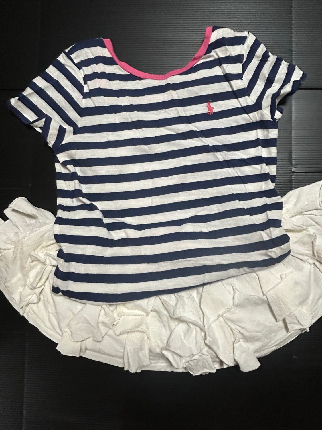 폴로 랄프로렌 네이비 스트라이프 여아 원피스 상품이미지1