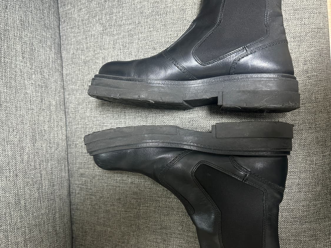 (44) 자라 트랙솔 레더 첼시 부츠 상품이미지4