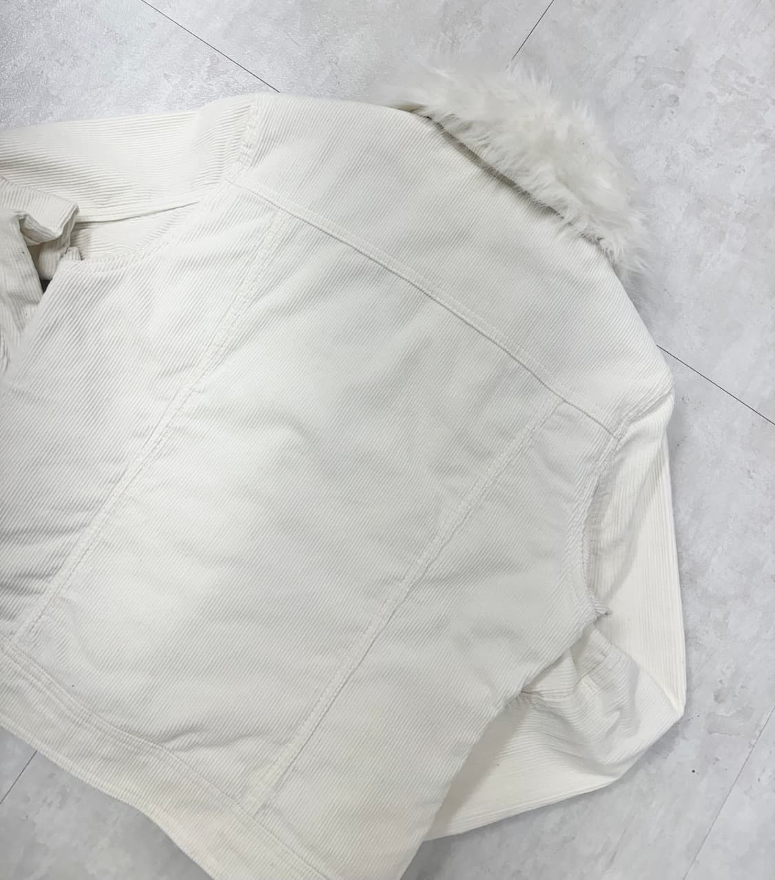 •Japanese vintage 코듀로이 퍼 자켓 상품이미지5
