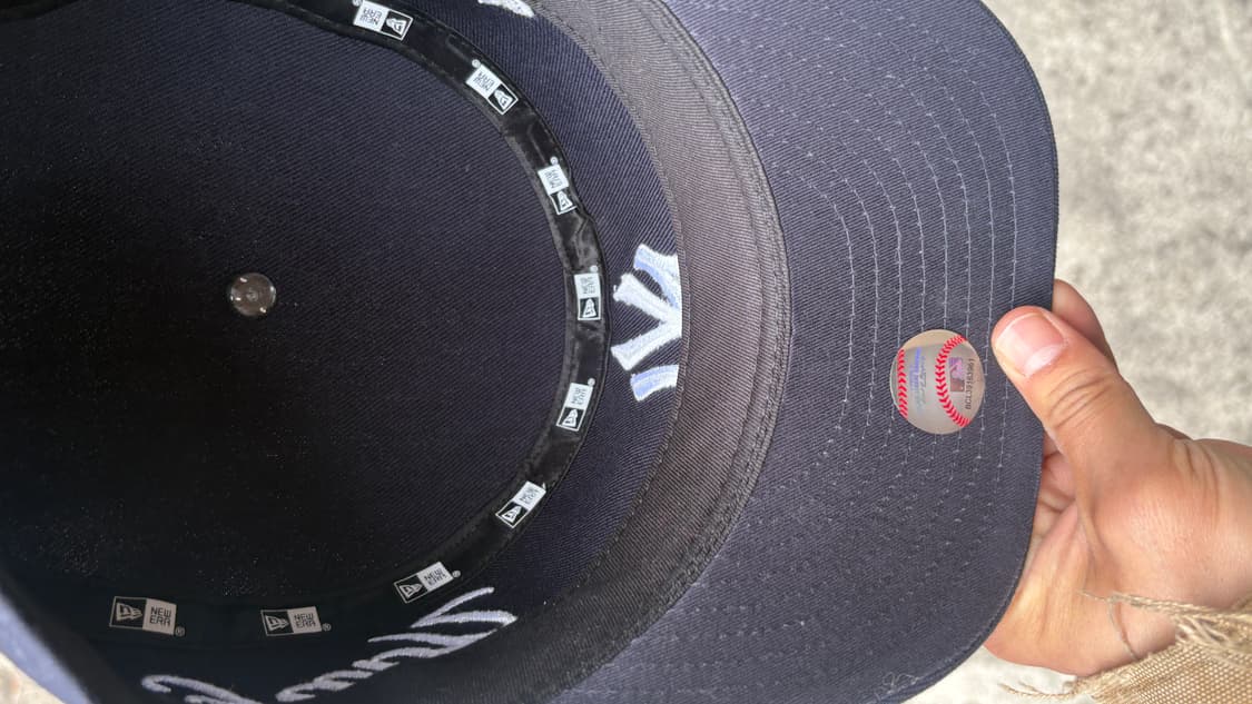 뉴에라 MLB 뉴욕 양키스 프리 커브드 필박스 캡 네이비 상품이미지4