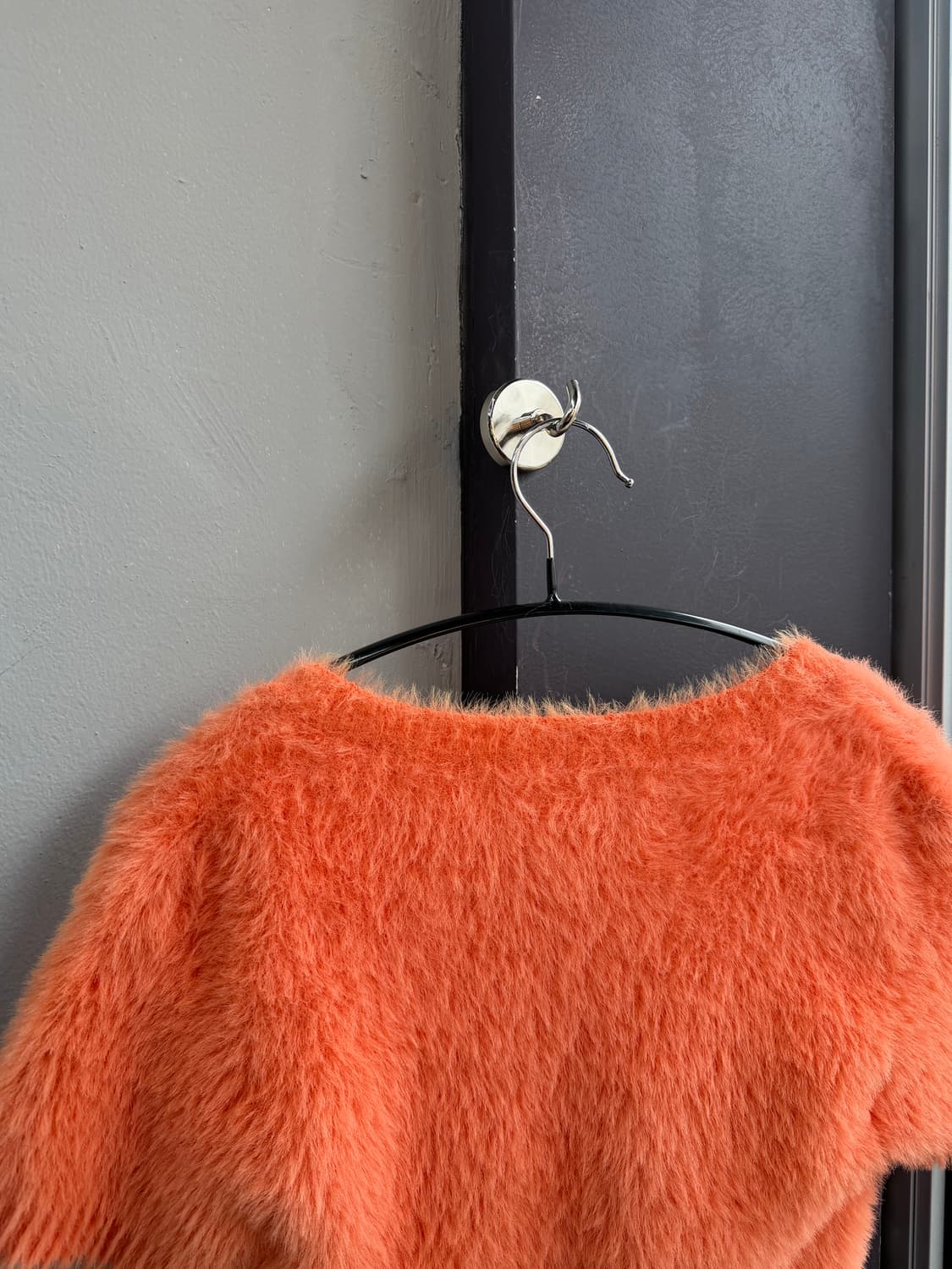 36/ 자크뮈스 네브 크롭 앙고라 가디건(새상품) 상품이미지8