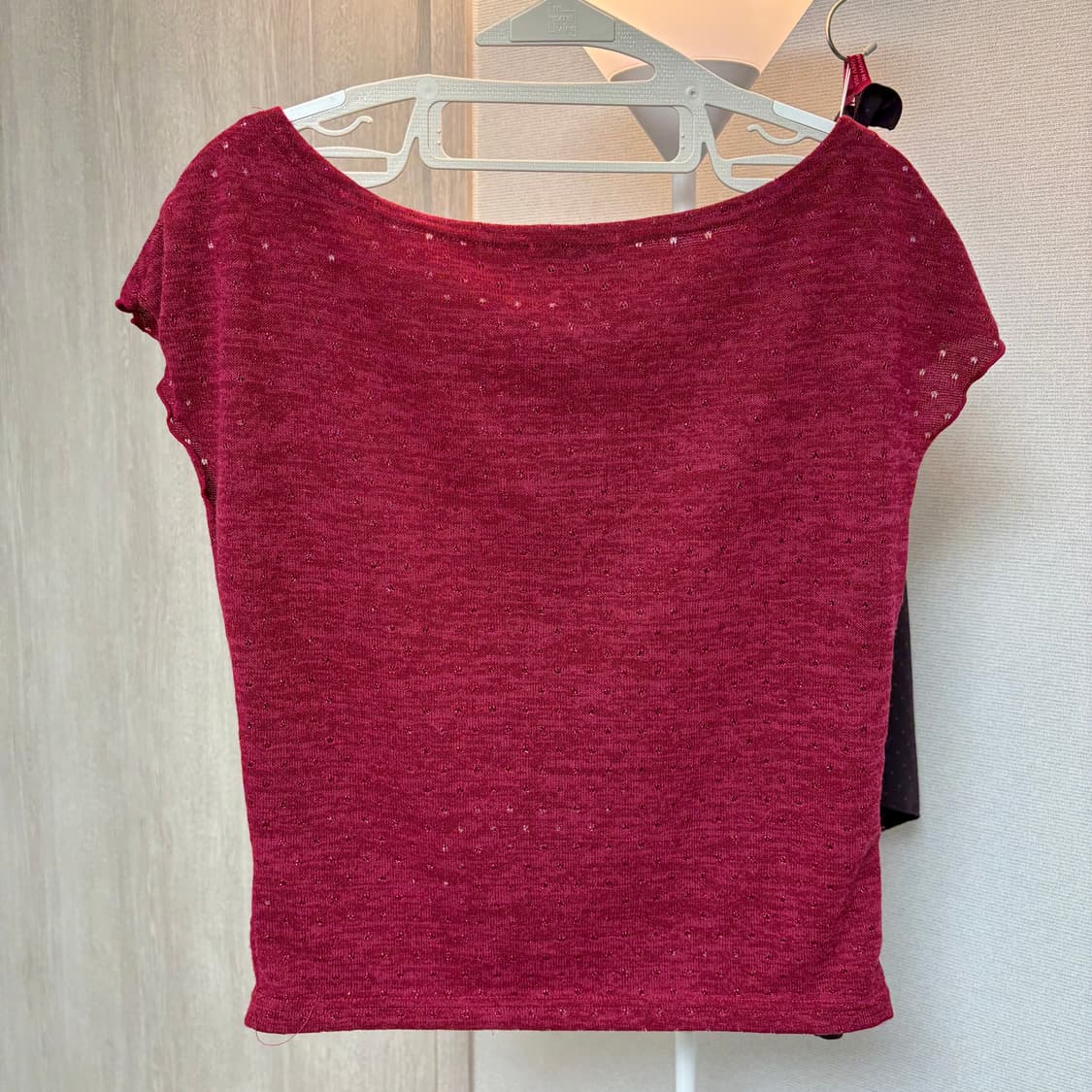 무음 블랭크 도트 니트 탑 (muwm Blank Dot Knit top) 상품이미지7