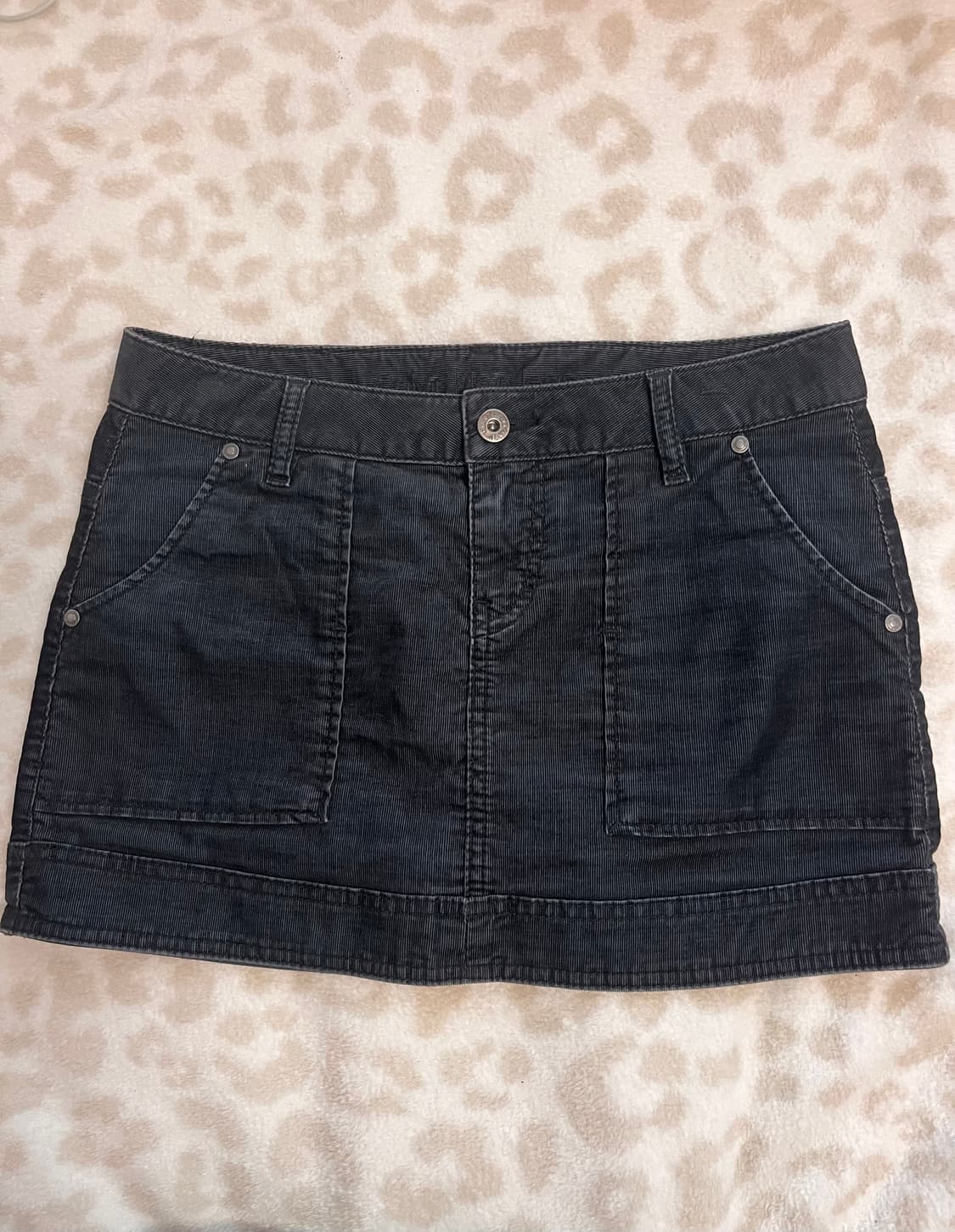 Calvin Klein corduroi black skirt 상품이미지1