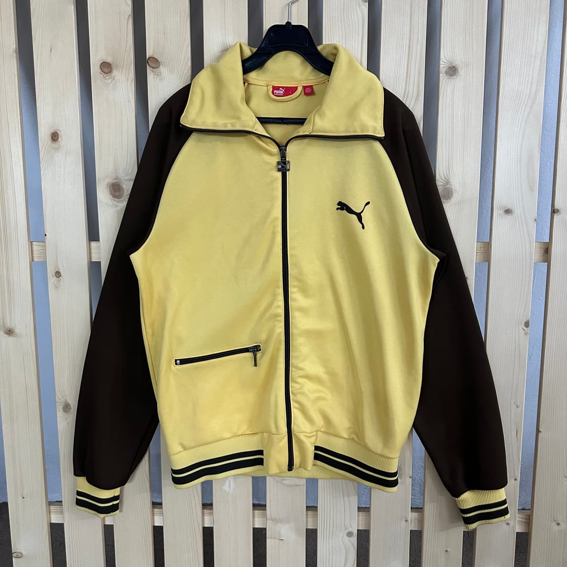 (L) 퓨마 초코바나나 브라운 져지 트랙탑 상품이미지1