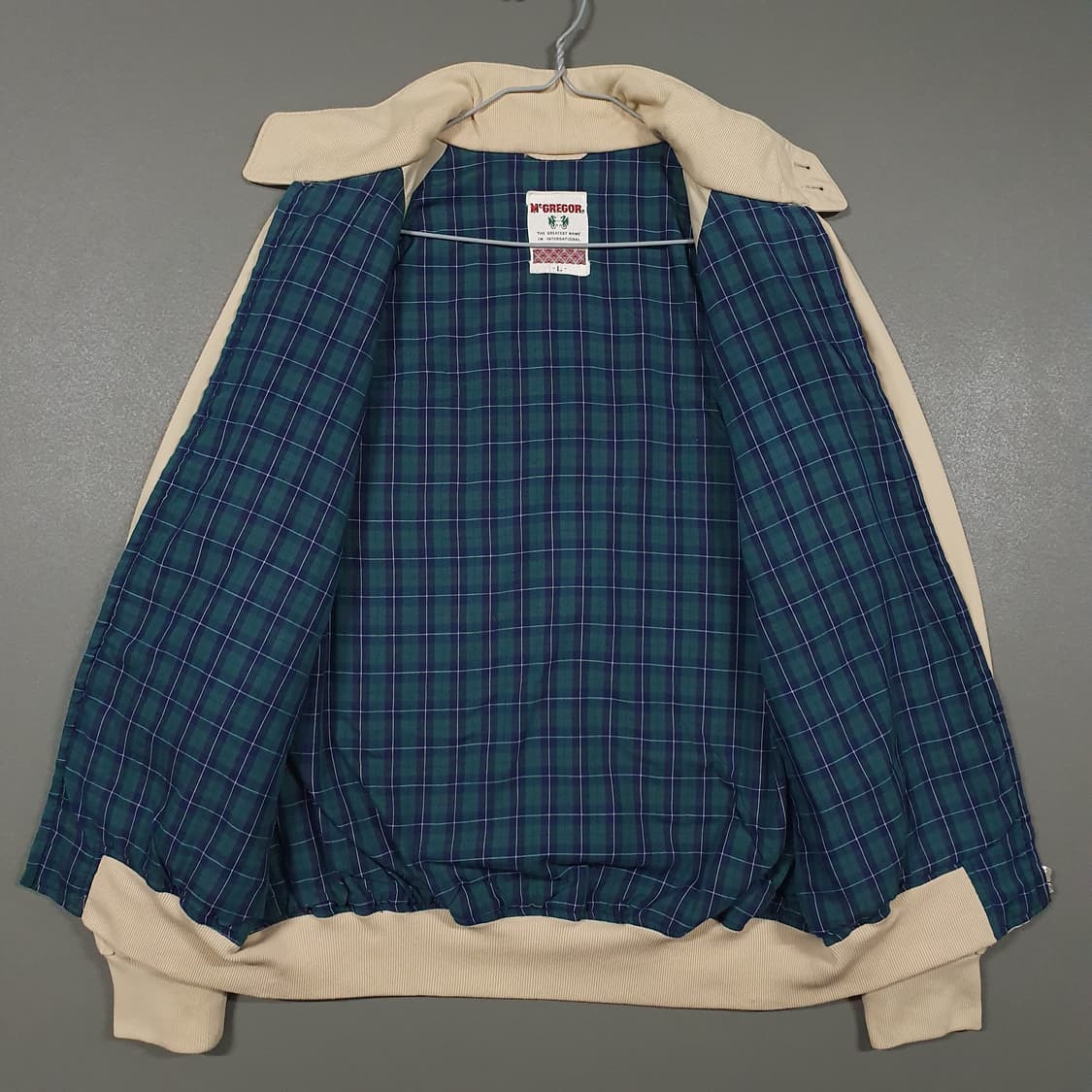 L) 맥그리거 재팬 코튼 바라쿠타 워크 스윙 헤링턴 블루종 집업 자켓 상품이미지7