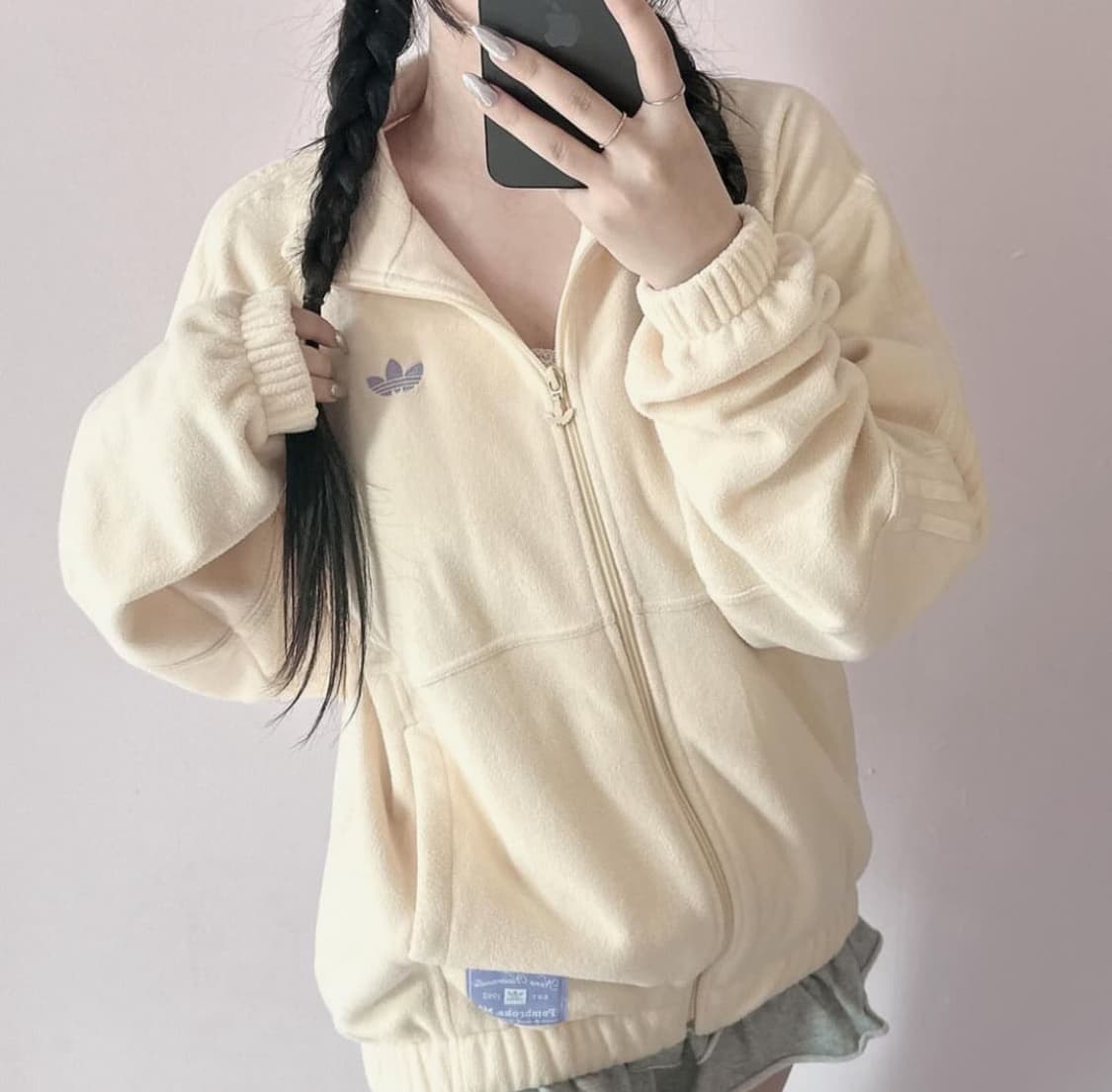 아디다스 노란색 져지 노랑 후리스 대장템 상품이미지1